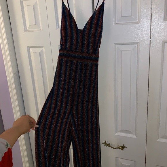 Keepin' Some Secrets Jumpsuit - MultiColor - Picture 7 of 8